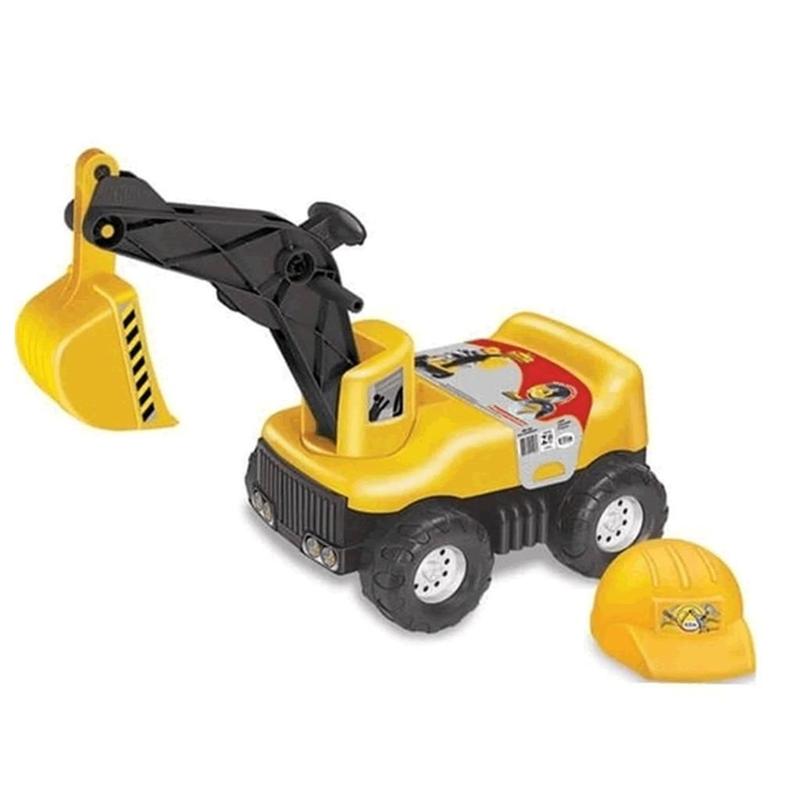Brinquedo Carrinho Max Escavadeira Com Capacete Tilin 0428